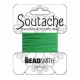 Beadsmith polyester soutache cord 3mm - Grass green